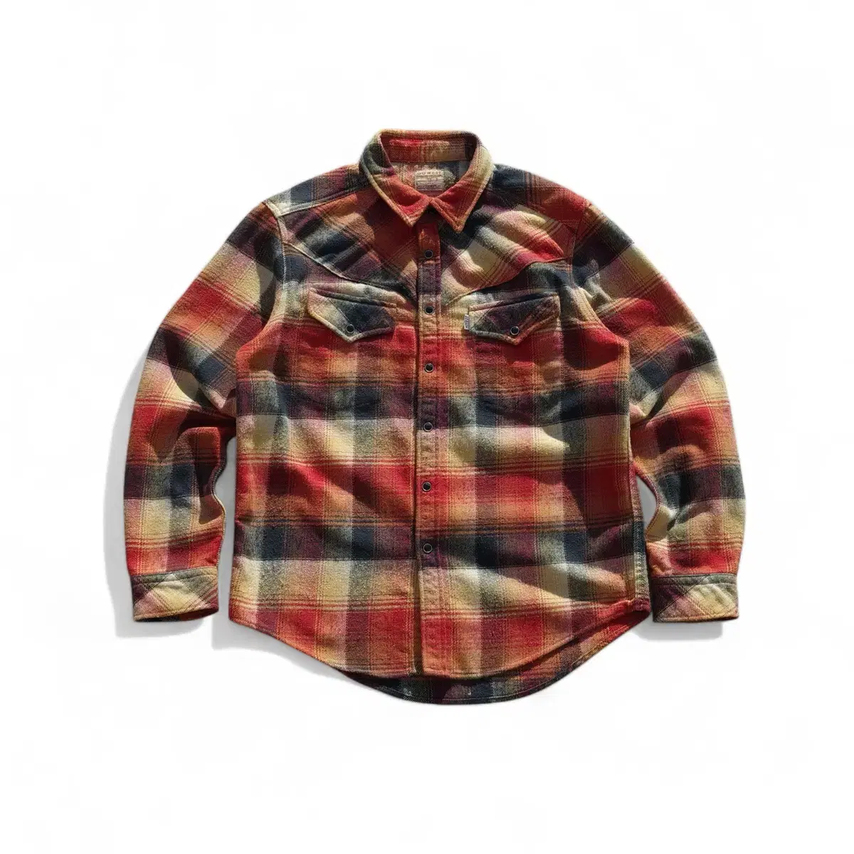 go west 40s lon horn label western shirt